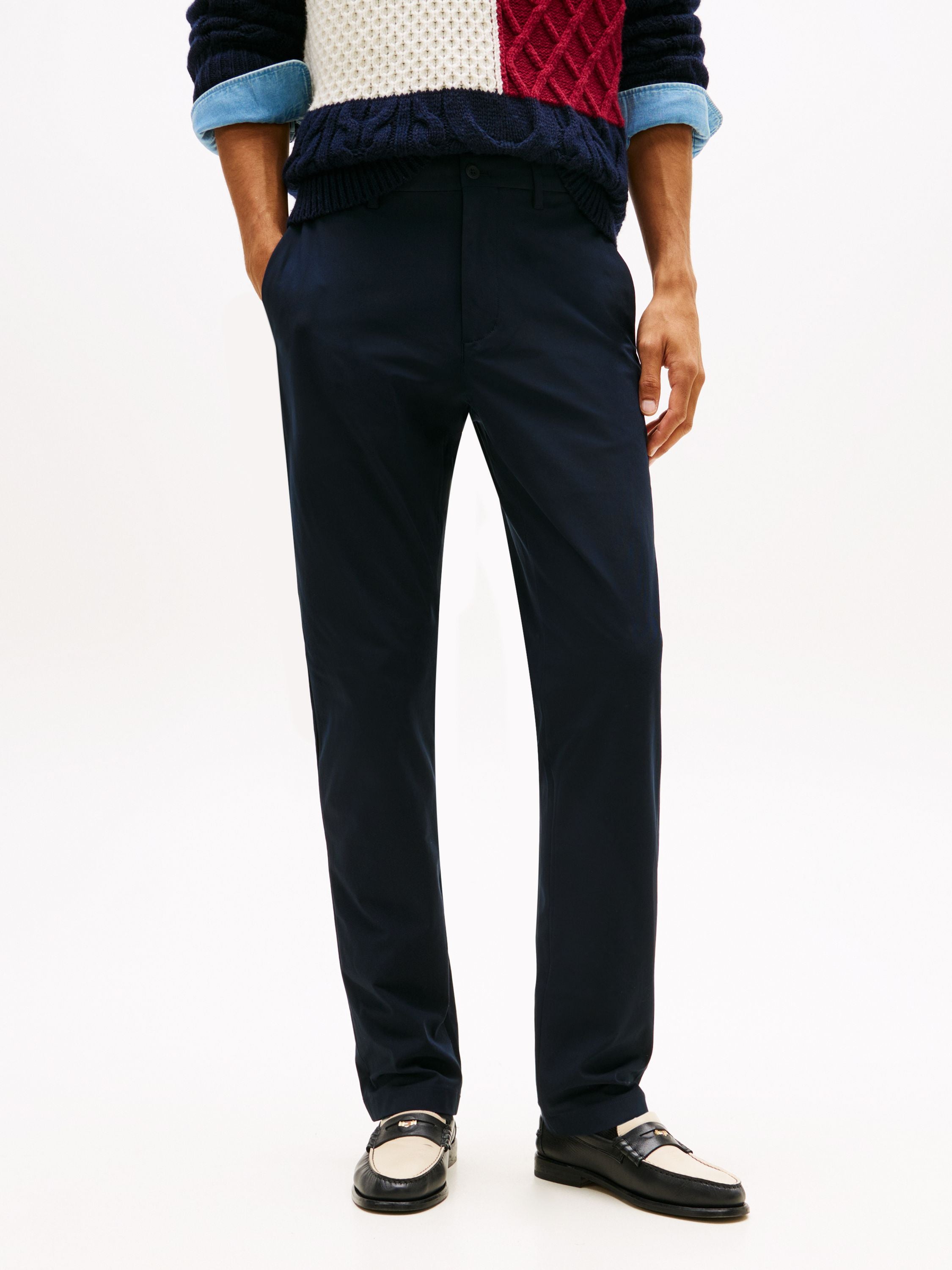 Chino-Hose DENTON Straight Fit - DW5-BLUE - Blau