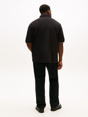 Poloshirt aus Baumwolle - BDS-BLACK - Schwarz