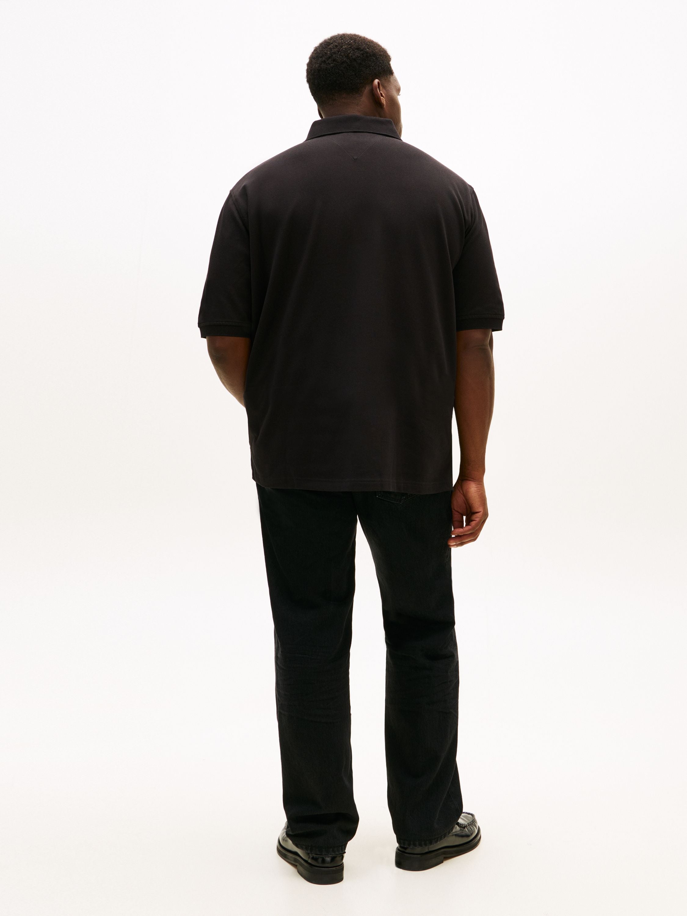 Poloshirt aus Baumwolle - BDS-BLACK - Schwarz