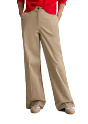 Bundfaltenhose Wide Leg - 750-dusty earth - Beige