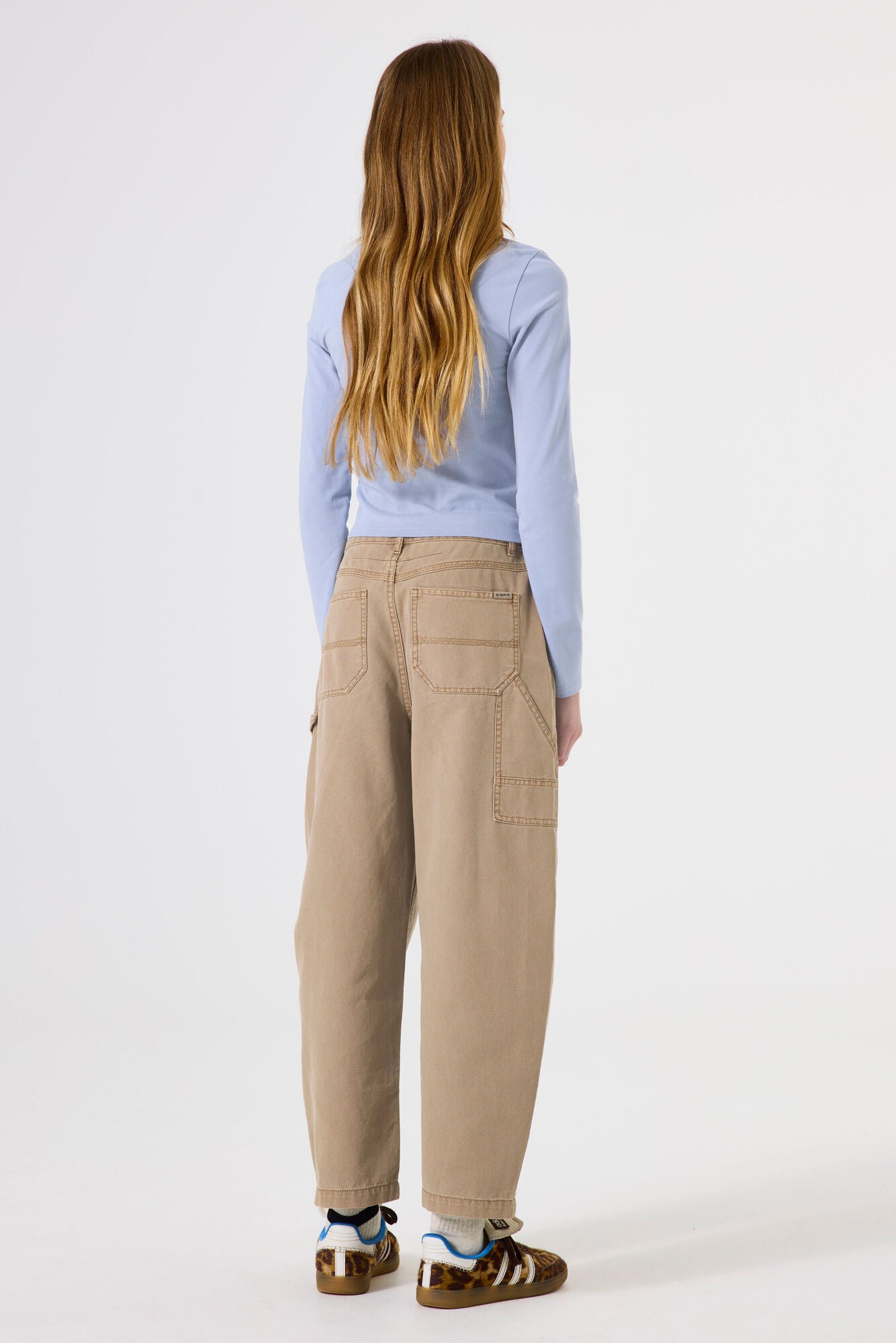 Langarmshirt aus Baumwolle - 5562-frost blue - Blau