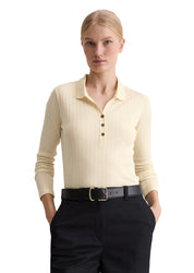 Poloshirt aus Baumwollmix - 143-raw cream - Creme