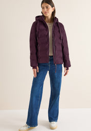 Winterjacke mit Kapuze - 16544 dark plum - Rot