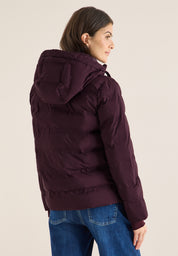 Winterjacke mit Kapuze - 16544 dark plum - Rot