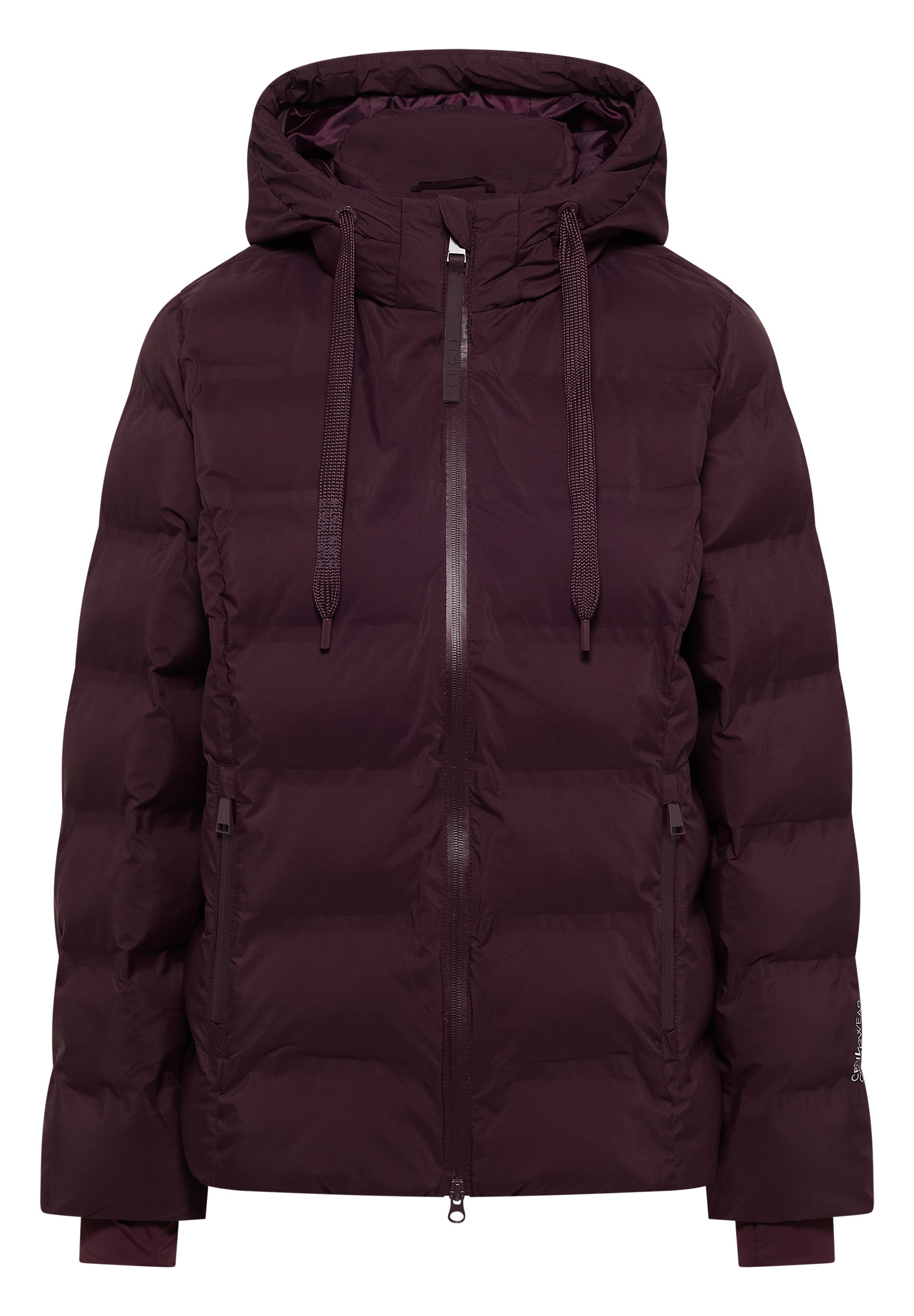 Winterjacke mit Kapuze - 16544 dark plum - Rot