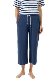 Schlafhose aus Baumwolle - 1768-blue zodiac - Blau