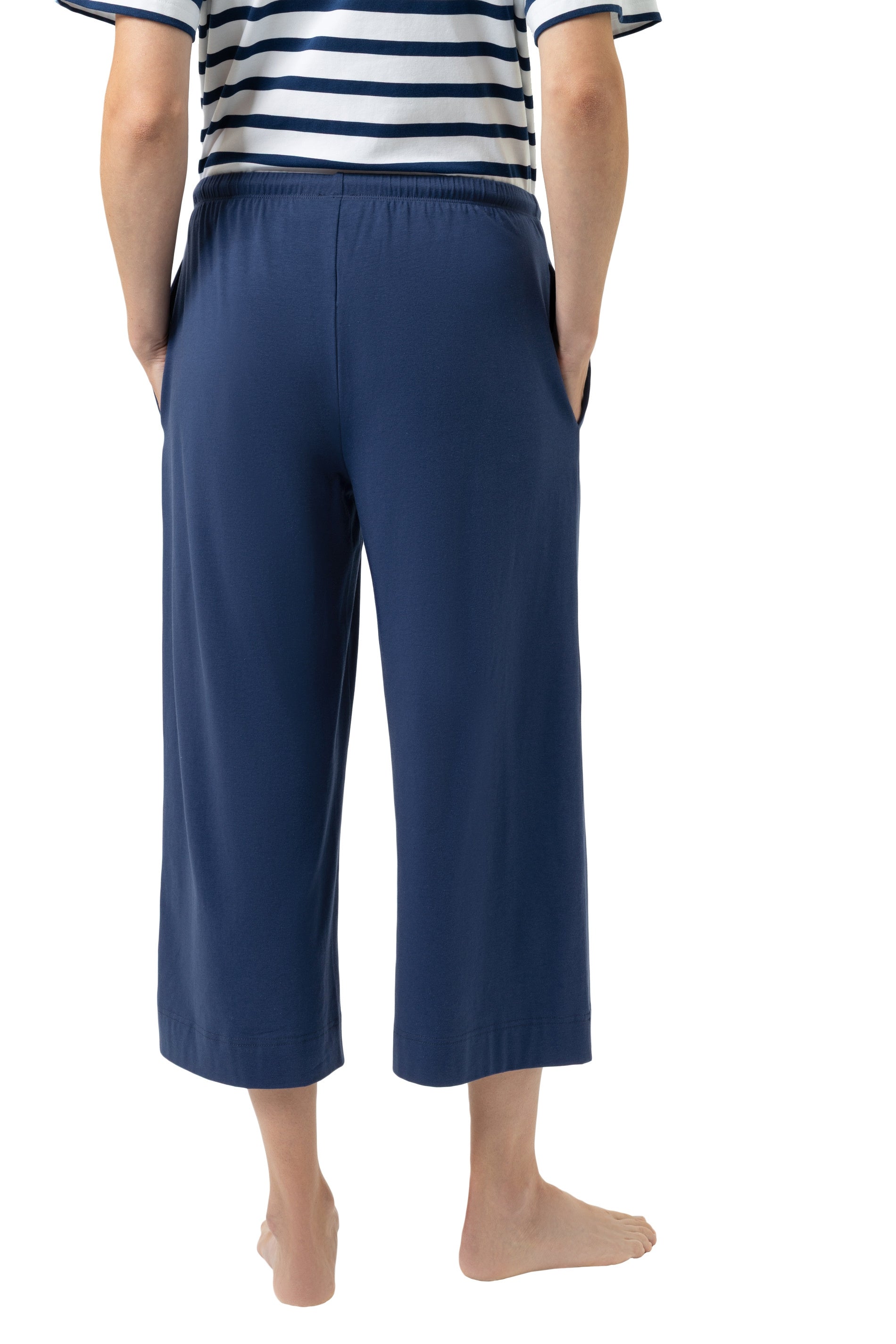 Schlafhose aus Baumwolle - 1768-blue zodiac - Blau