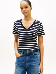 T-Shirt CODY Slim Fit - 02C-BLUE - Blau