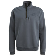 Sweatshirt aus Baumwolle - 5301-Vintage Indigo - Blau