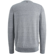 Strickpullover aus Baumwolle - 5301-Vintage Indigo - Blau