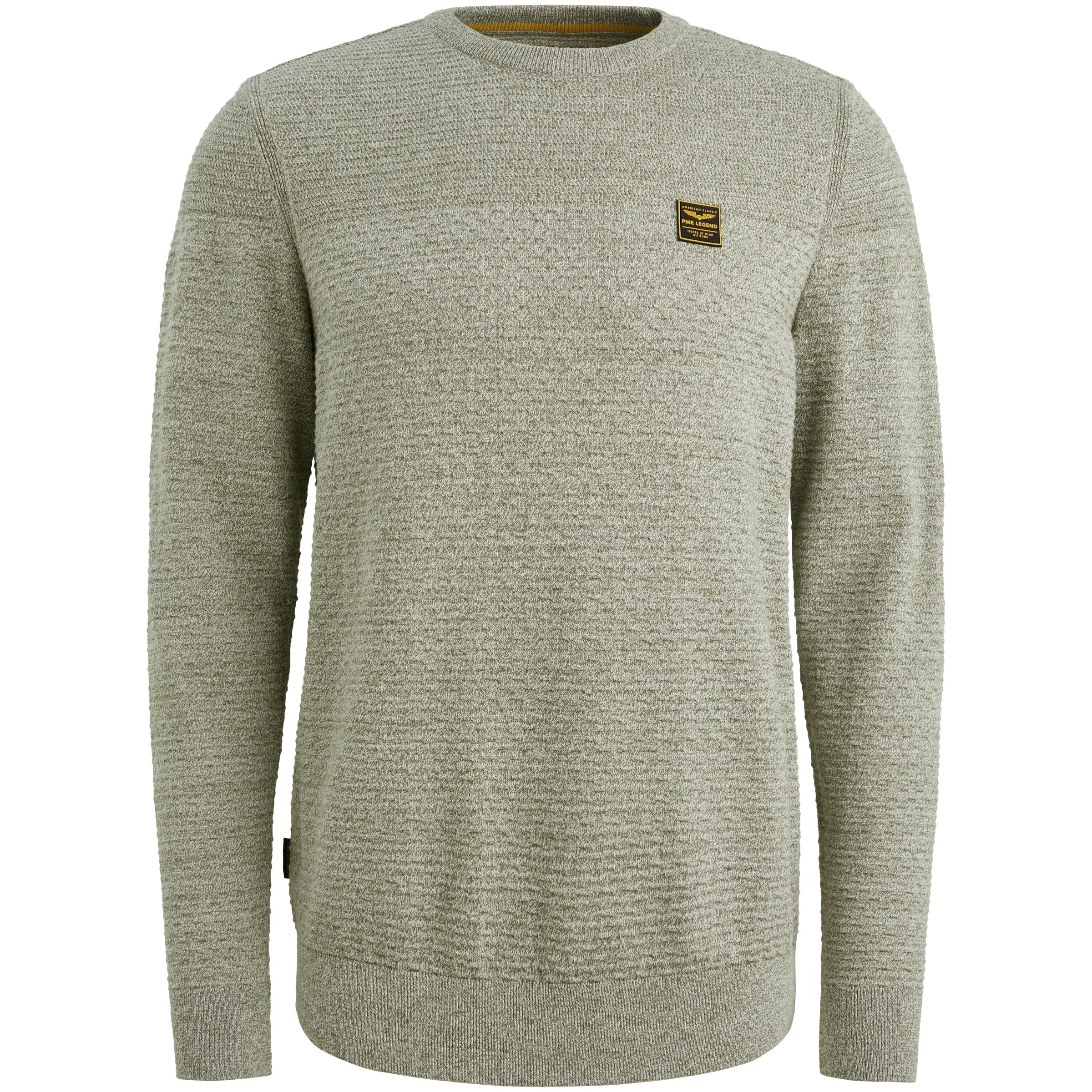 Strickpullover aus Baumwolle - 6213-Four Leaf Clover - Grün