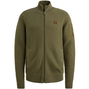 Strickpullover aus Baumwolle - 6213-Four Leaf Clover - Grün