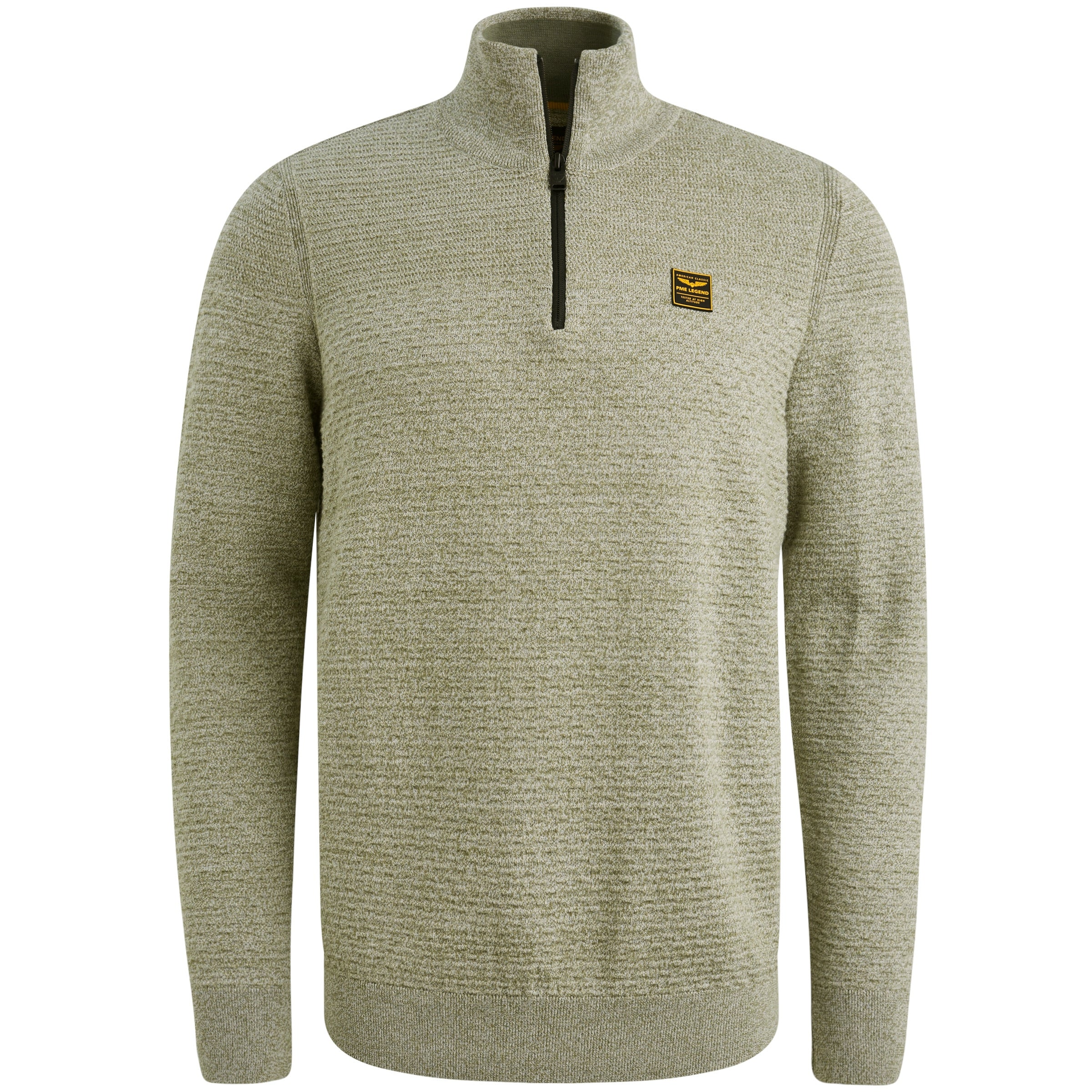 Strickpullover aus Baumwolle - 6213-Four Leaf Clover - Grün