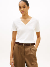 T-Shirt CODY Slim Fit - 02Z-WHITE - Weiß