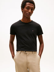 T-Shirt aus Baumwolle - BDS-BLACK - Schwarz