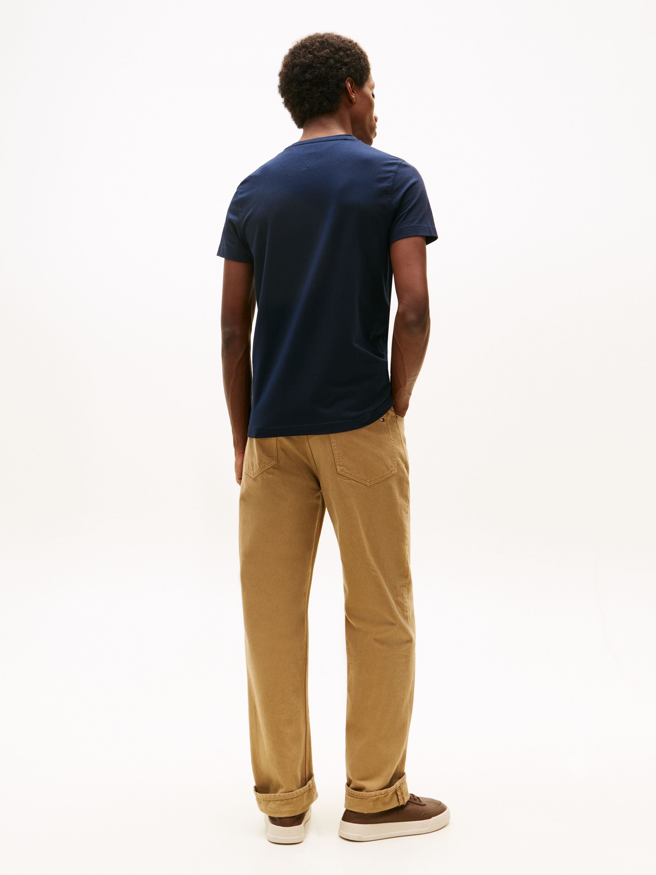 T-Shirt aus Baumwolle - DW5-BLUE - Blau