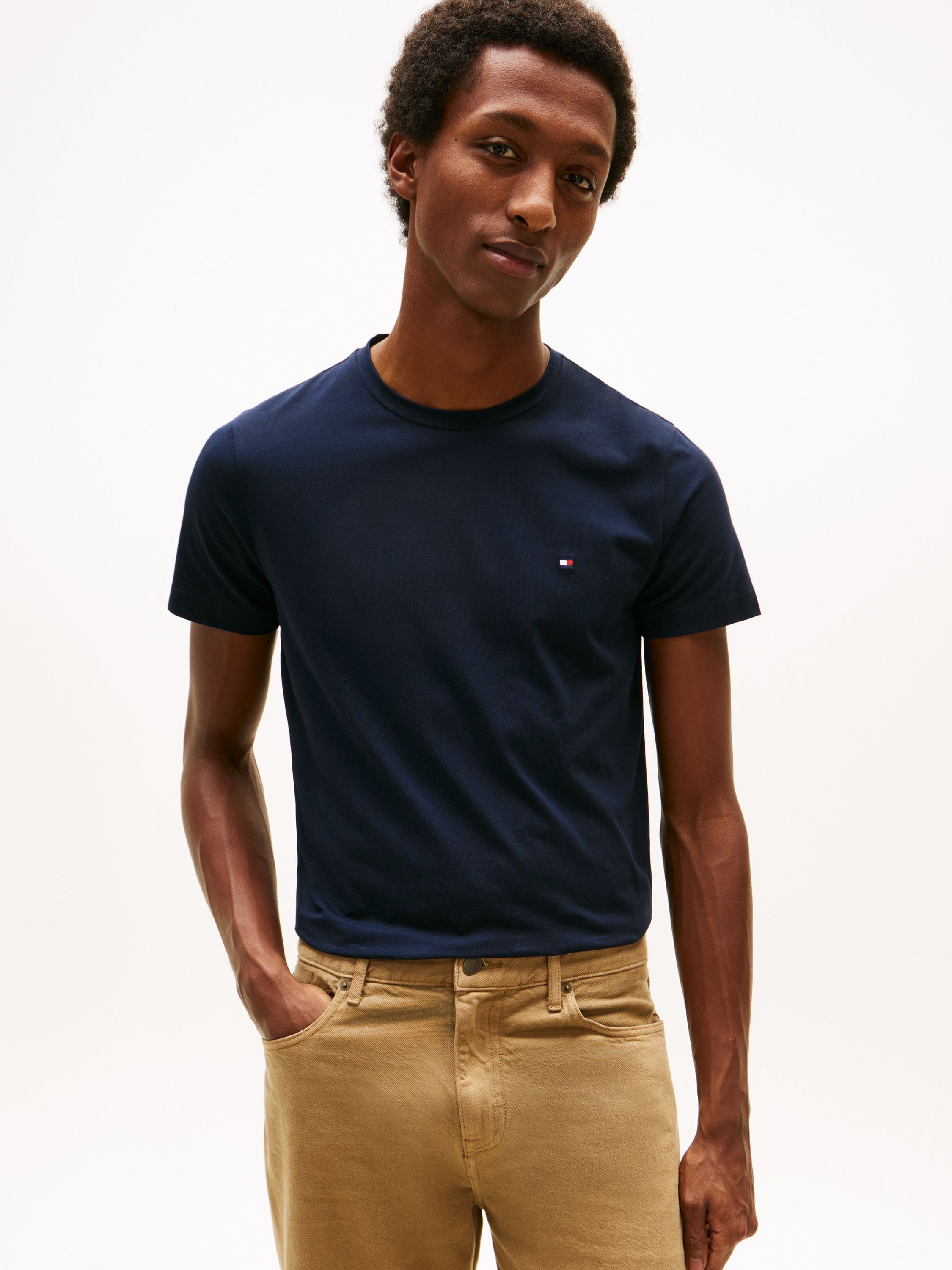 T-Shirt aus Baumwolle - DW5-BLUE - Blau