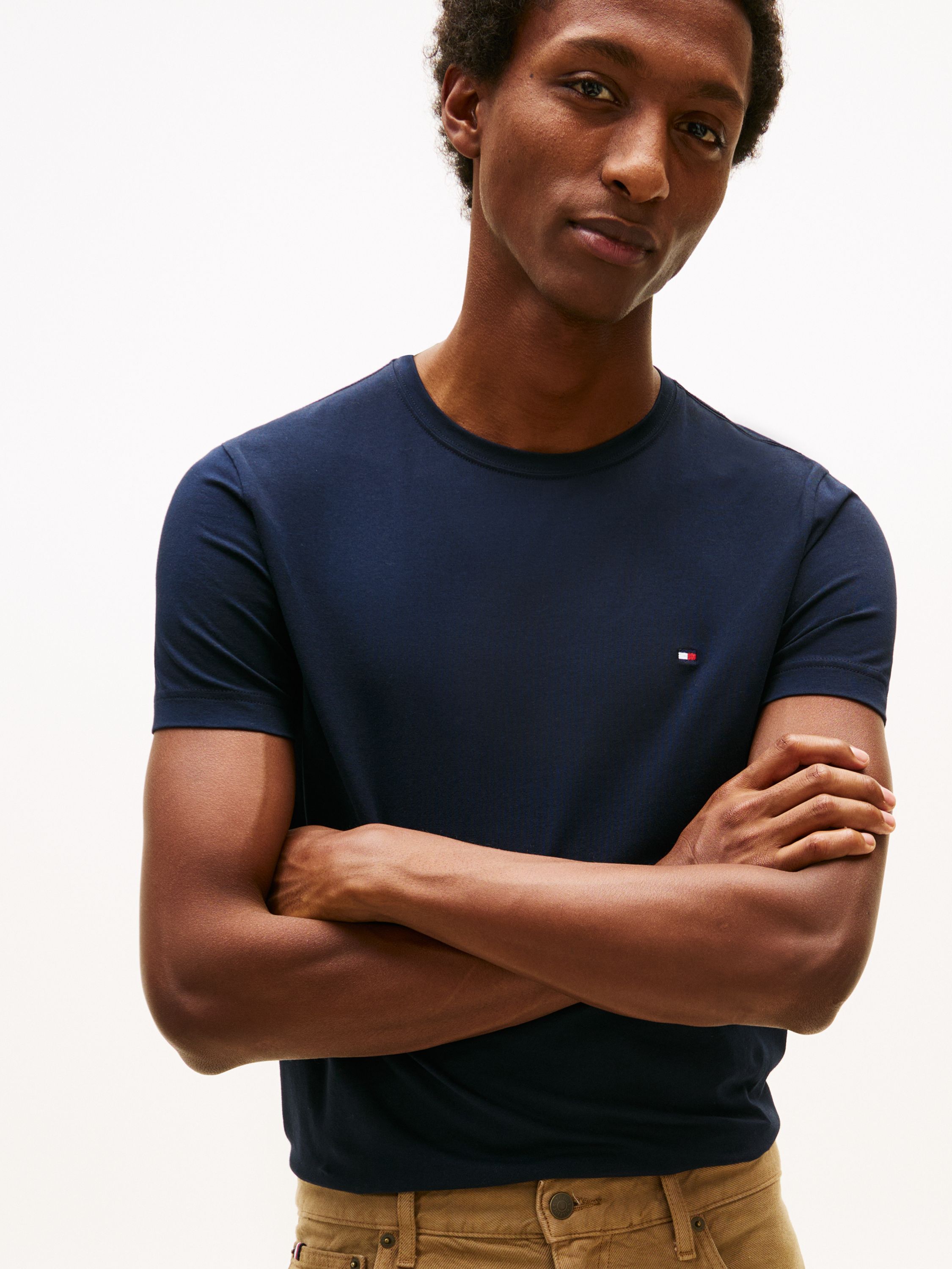 T-Shirt aus Baumwolle - DW5-BLUE - Blau