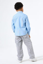 Hemd Regular-Fit - 2602-dodgers - Blau | Weiß