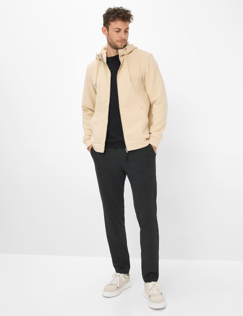 Sweatshirtjacke SAMMY - 96-cream - Beige