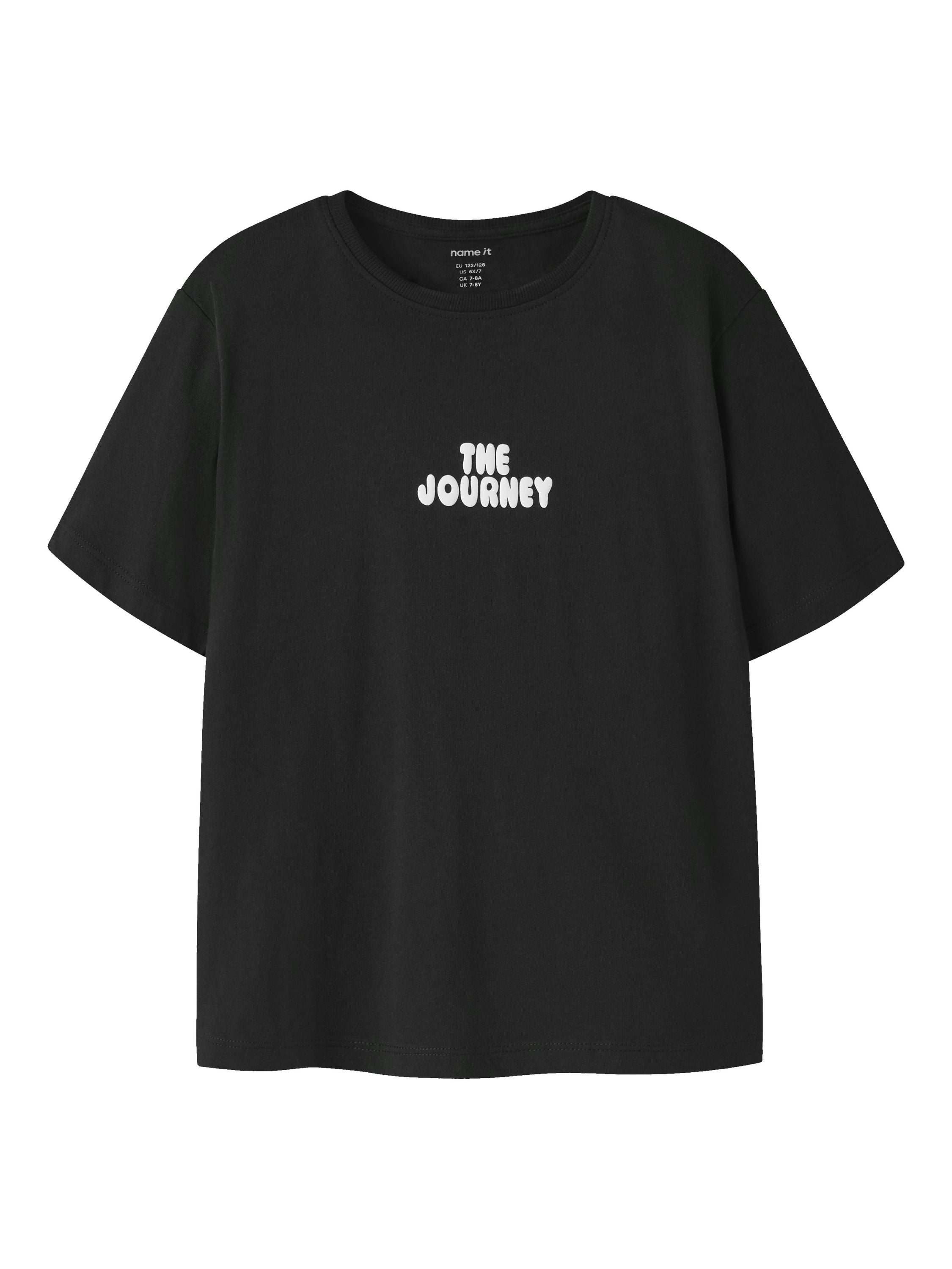 T-Shirt aus Bio-Baumwolle - Black - Schwarz