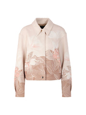 Bomberjacke mit aufliegendem Kragen - 619 - Beige