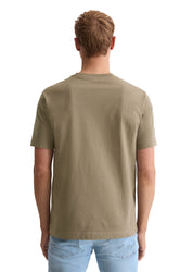 T-Shirt aus Baumwolle - 729-pavestone - Khaki