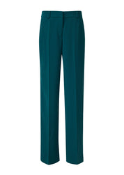 Marlenehose Wide Leg aus Crépe - 6923-BLUE GREEN - Türkis