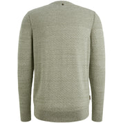 Strickpullover aus Baumwolle - 6213-Four Leaf Clover - Grün