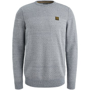 Strickpullover aus Baumwolle - 5301-Vintage Indigo - Blau