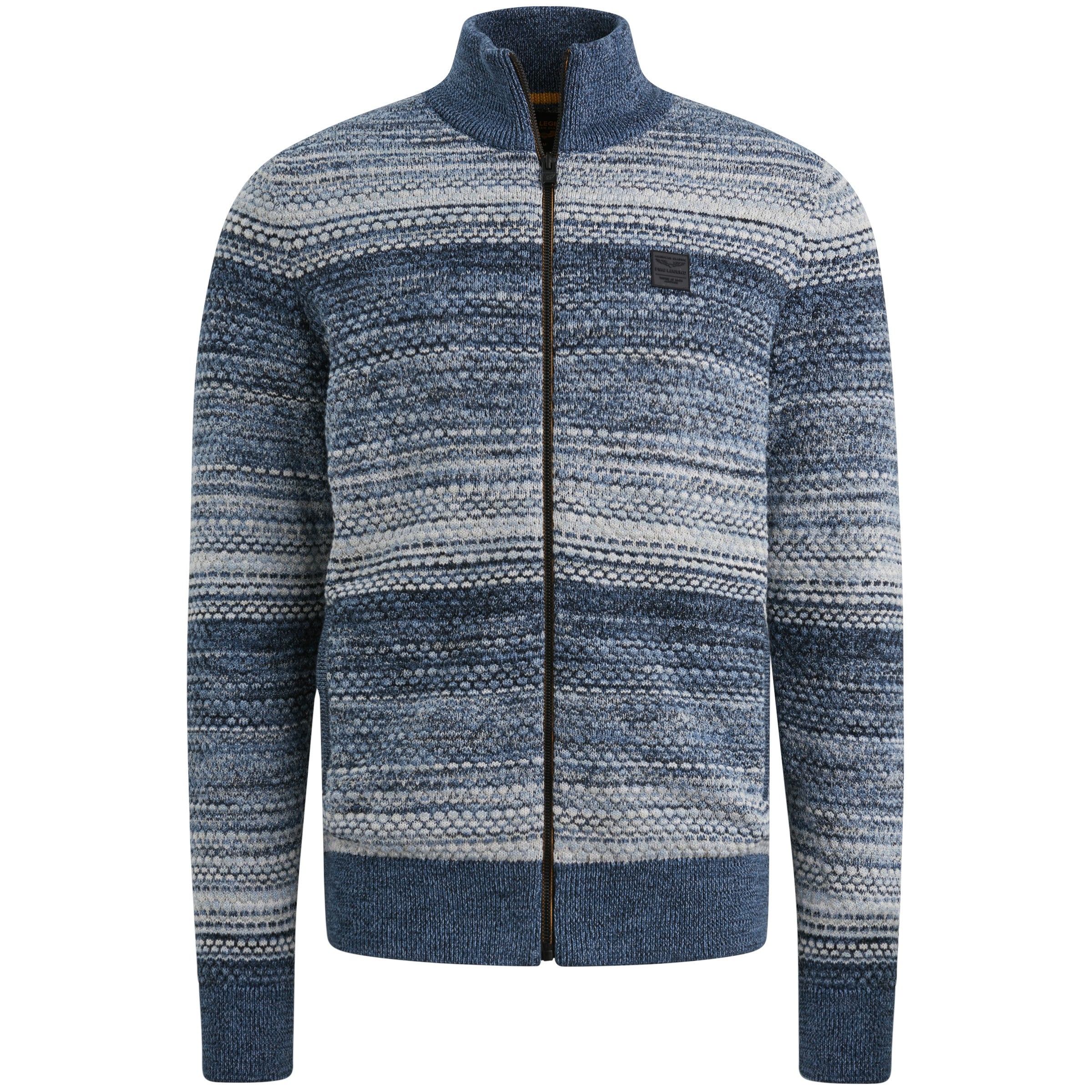 Strickjacke aus Baumwolle - 5301-Vintage Indigo - Blau