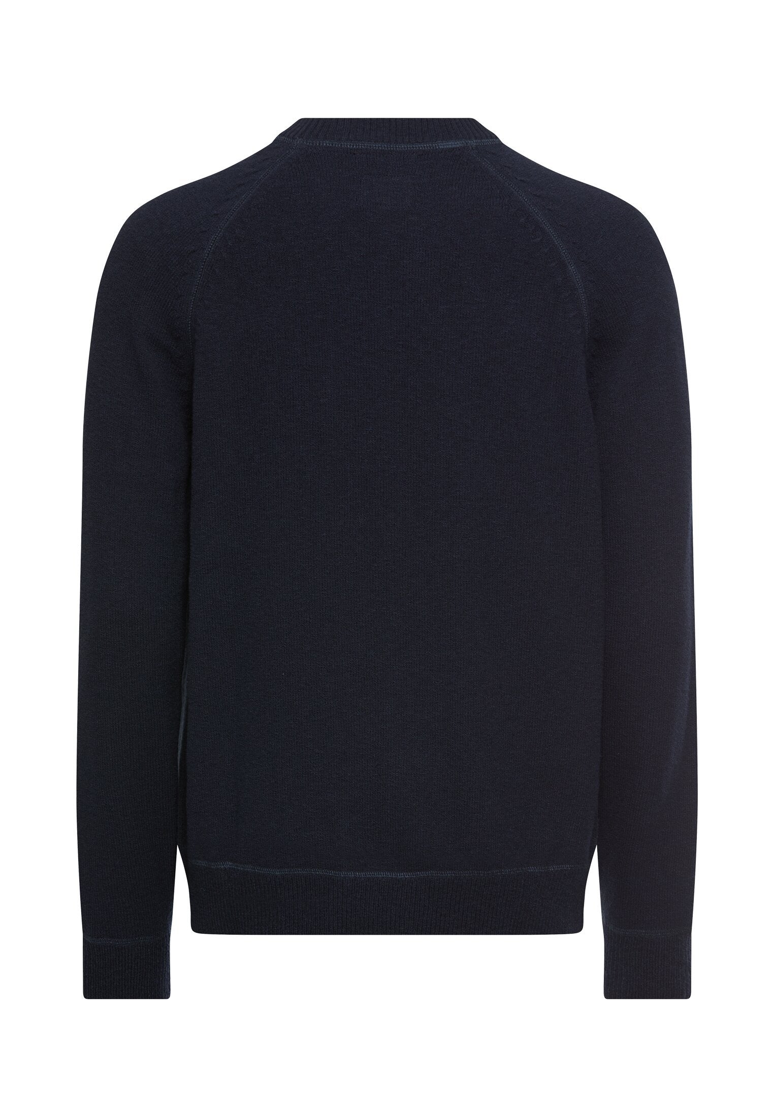 Strickpullover aus Baumwollmix - 48-Dark Navy - Blau