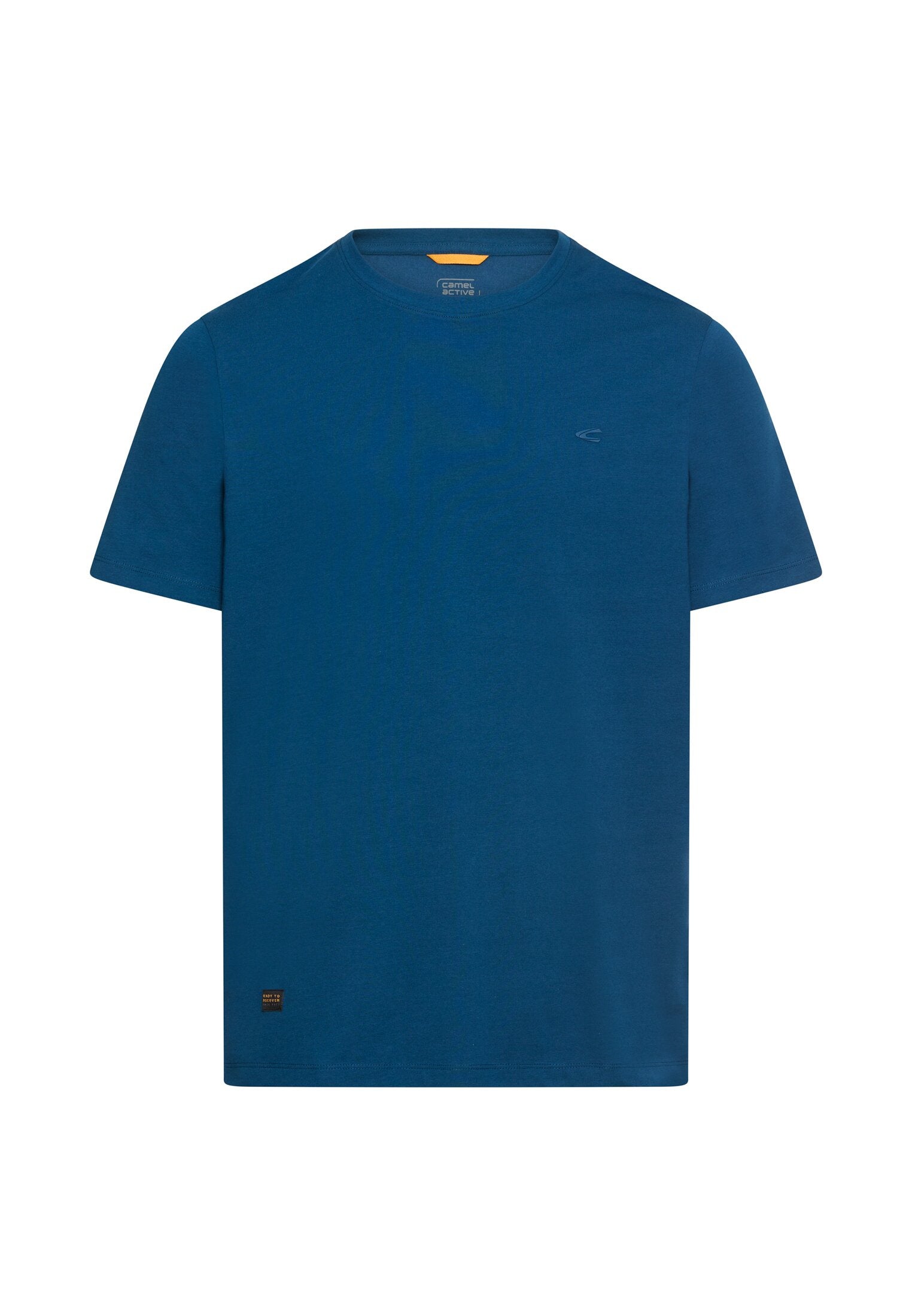 T-Shirt aus Baumwollmix - 46-Lyons Blue - Blau