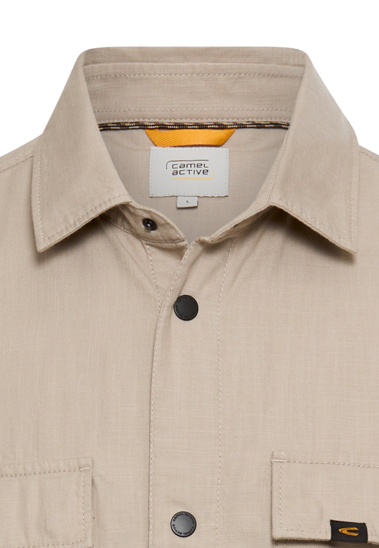 Overshirt aus Baumwolle - 17-Light Beige - Beige
