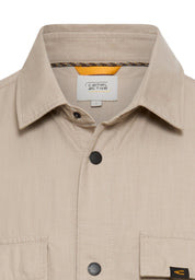 Overshirt aus Baumwolle - 17-Light Beige - Beige