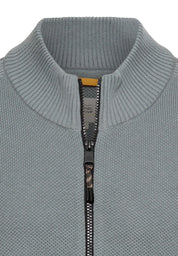 Strickjacke aus Baumwolle - 45-Stormy Blue - Blau