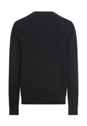 Strickpullover aus Baumwolle - 48-Dark Navy - Blau