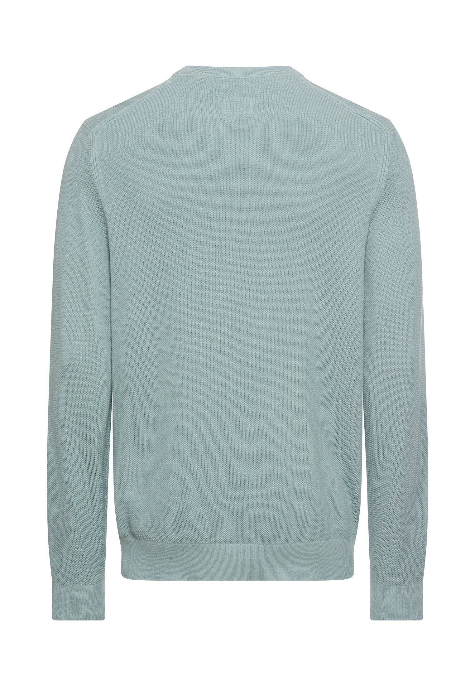 Strickpullover aus Baumwolle - 43-Aqua Blue - Blau