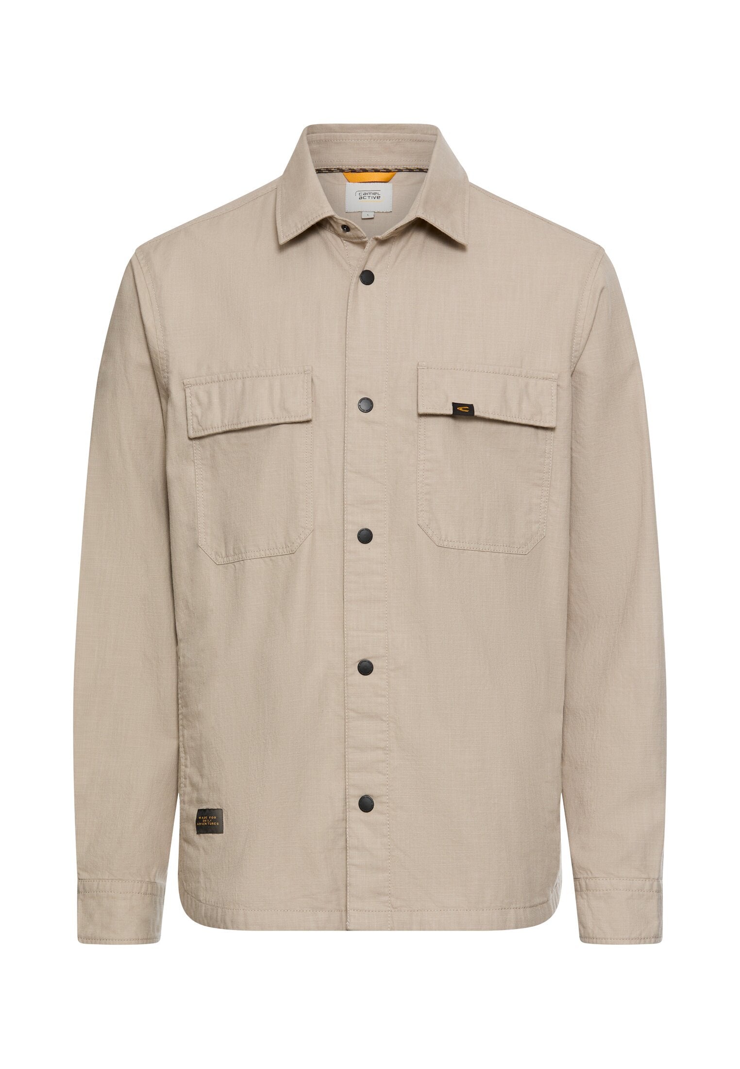 Overshirt aus Baumwolle - 17-Light Beige - Beige