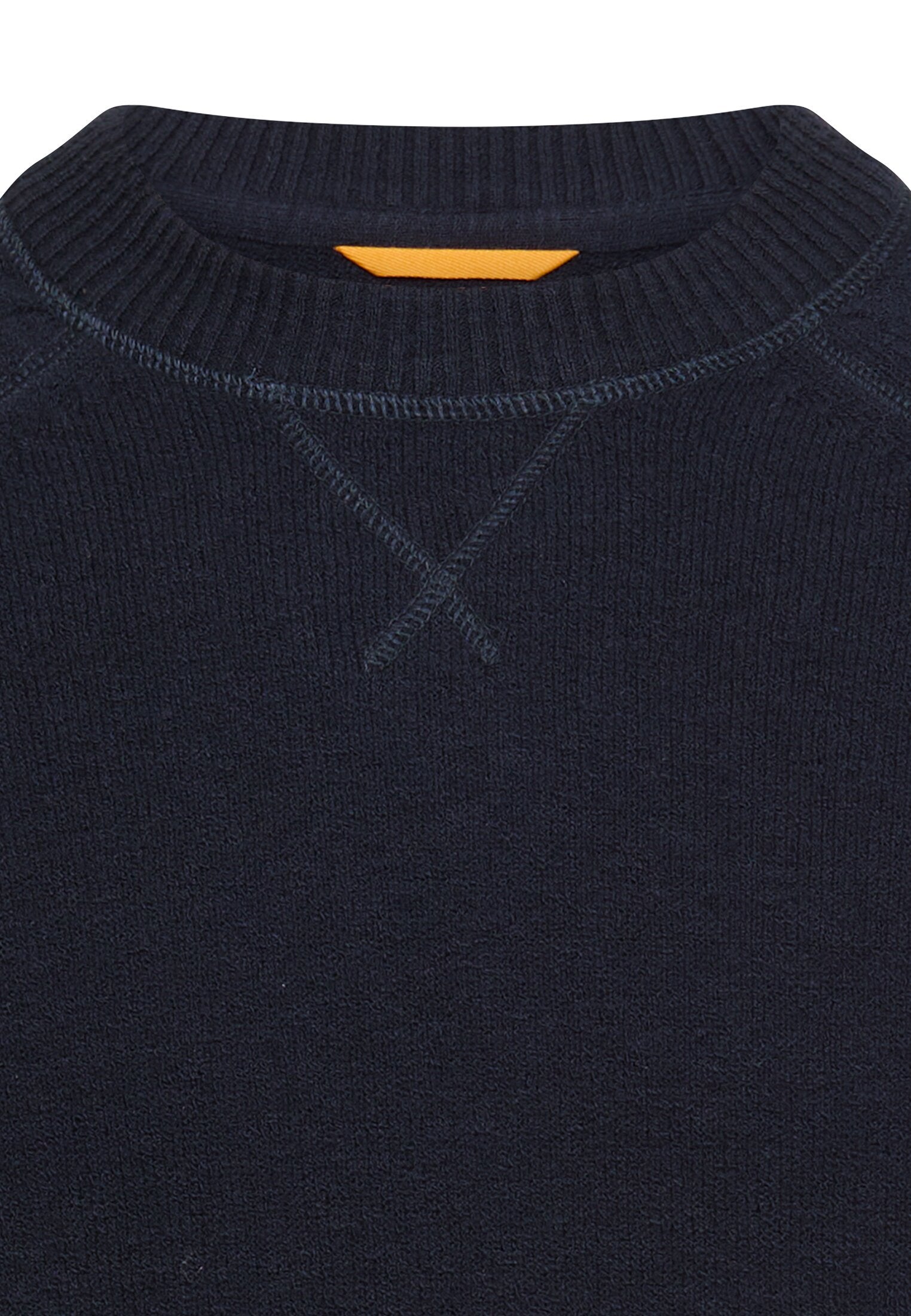 Strickpullover aus Baumwollmix - 48-Dark Navy - Blau