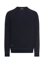 Strickpullover aus Baumwollmix - 48-Dark Navy - Blau