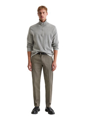 Strickpullover aus Baumwolle - 936-grey melange - Grau