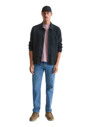 Strickjacke aus Baumwolle - 898-dark navy - Blau