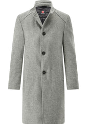 Mantel MATS mit Stehkragen - 81 - Grau