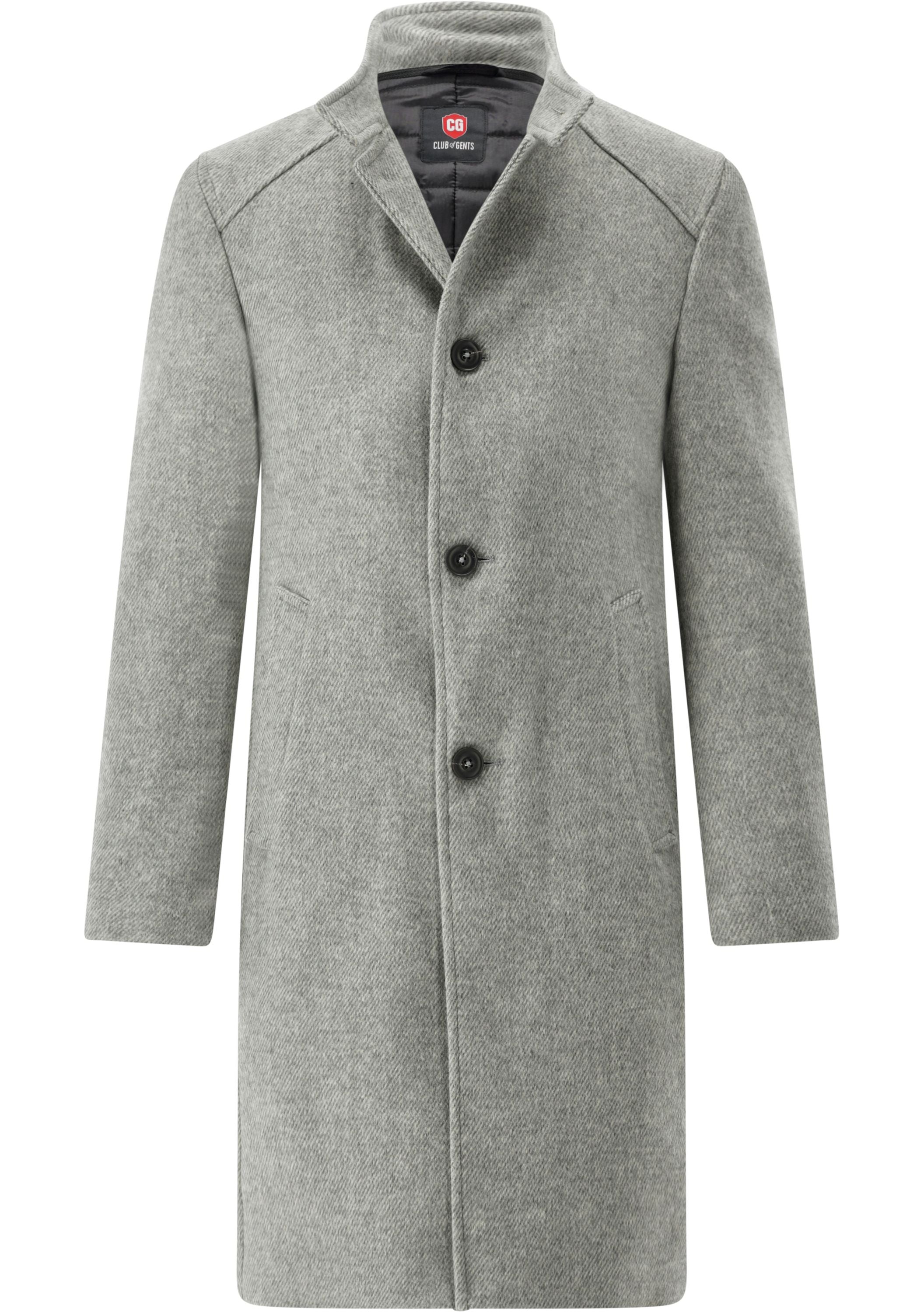 Mantel MATS mit Stehkragen - 81 - Grau