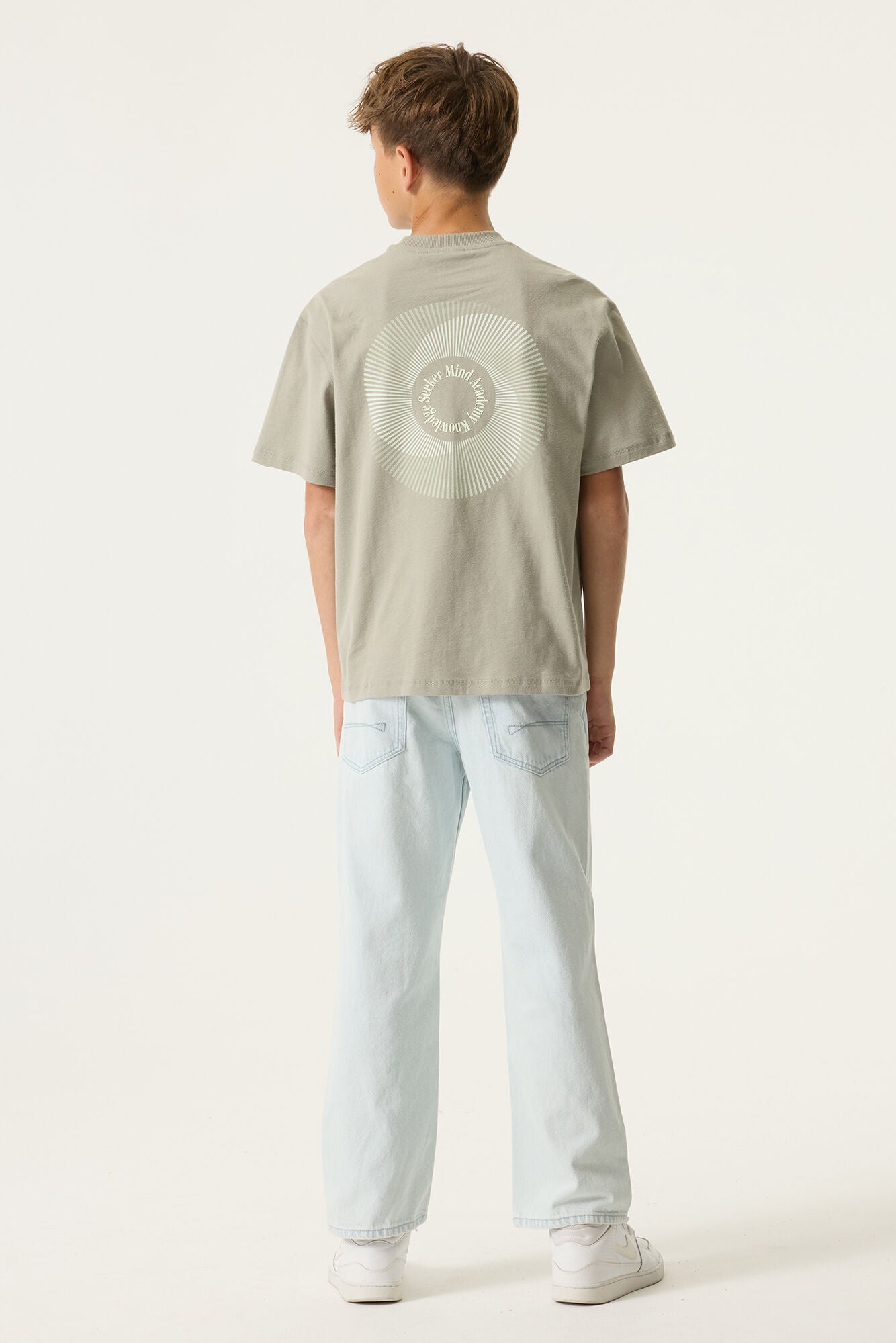 T-Shirt aus Baumwolle - 6726-desert sage - Grün