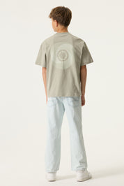 T-Shirt aus Baumwolle - 6726-desert sage - Grün