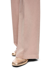 Jeans WARRI Wide Leg mit Strasskordel - 619 - Beige