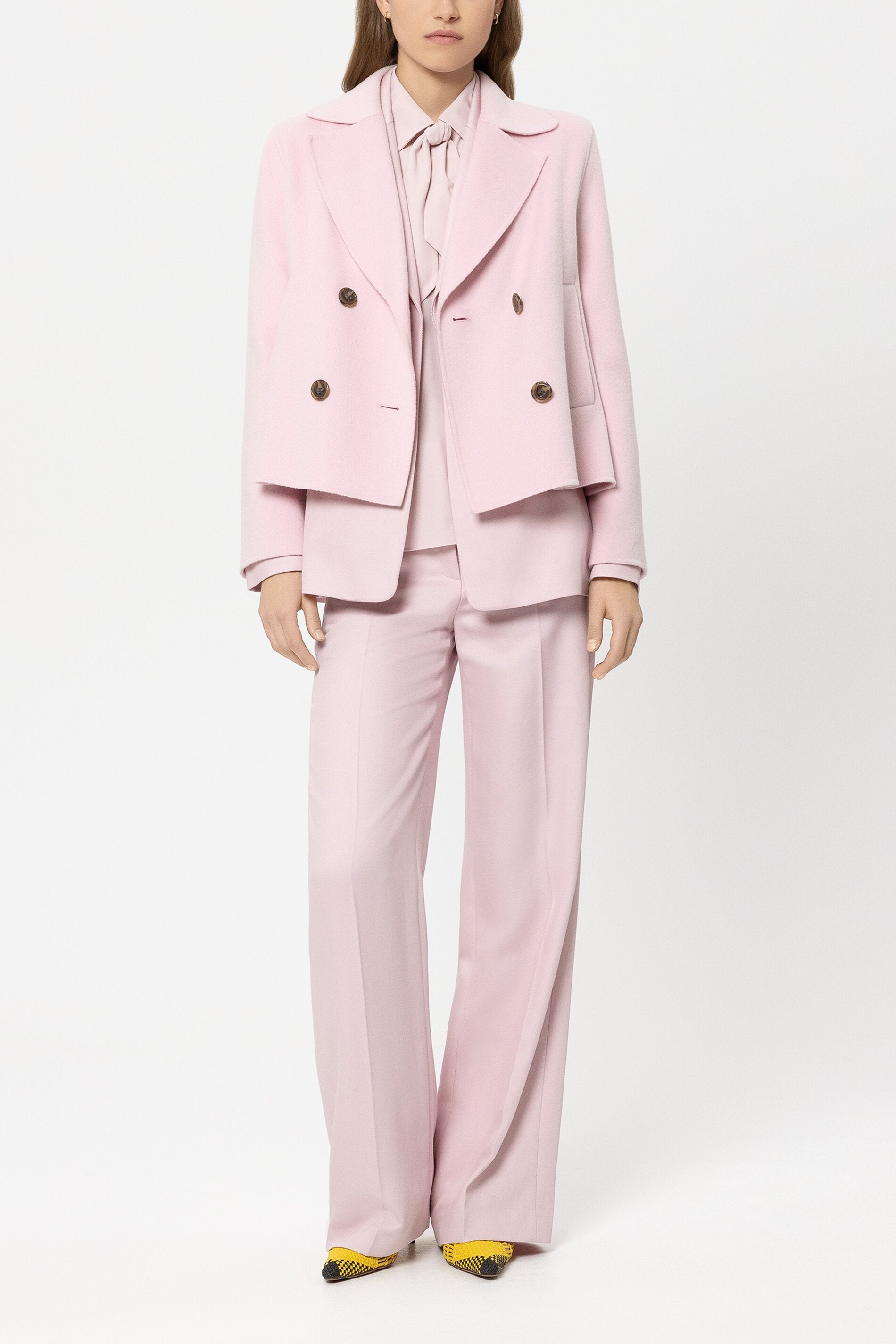 Cabanjacke aus Viskosemix - 426 - Rosa