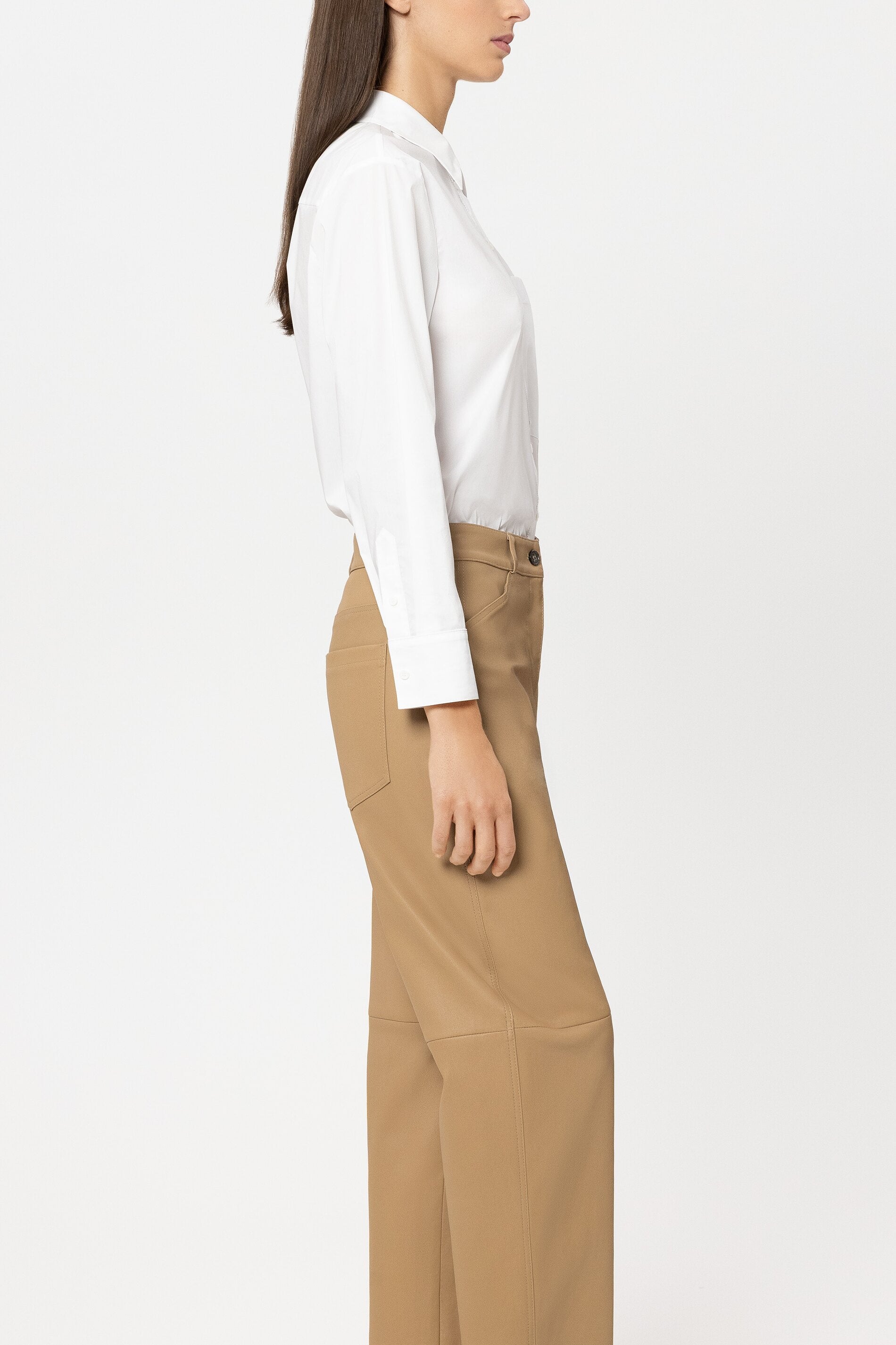 Bluse aus Baumwollmix - 100 - Weiß